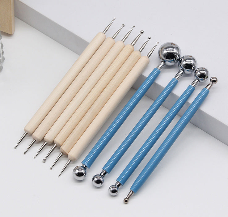 Titanic FX  10 x Double Ended Ball Stylus Sculpting Tools (20 sizes)