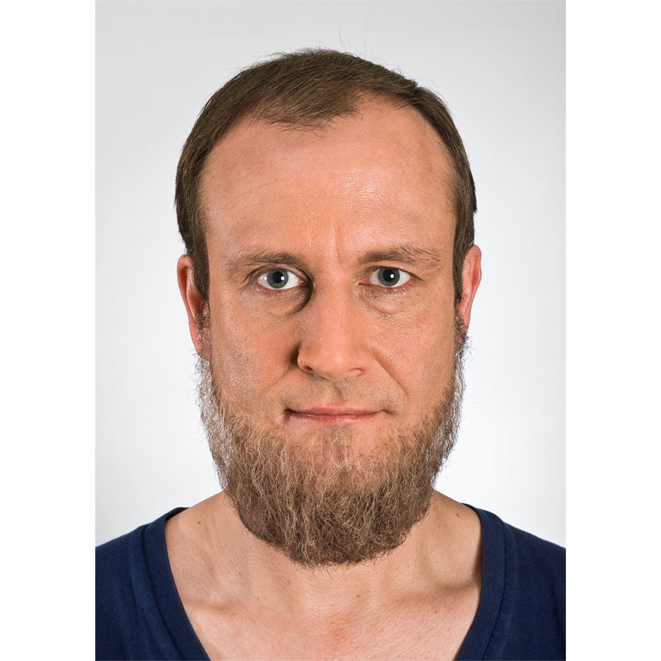Kryolan - Real Hair Full Chin Beard (09235) 3 Colours