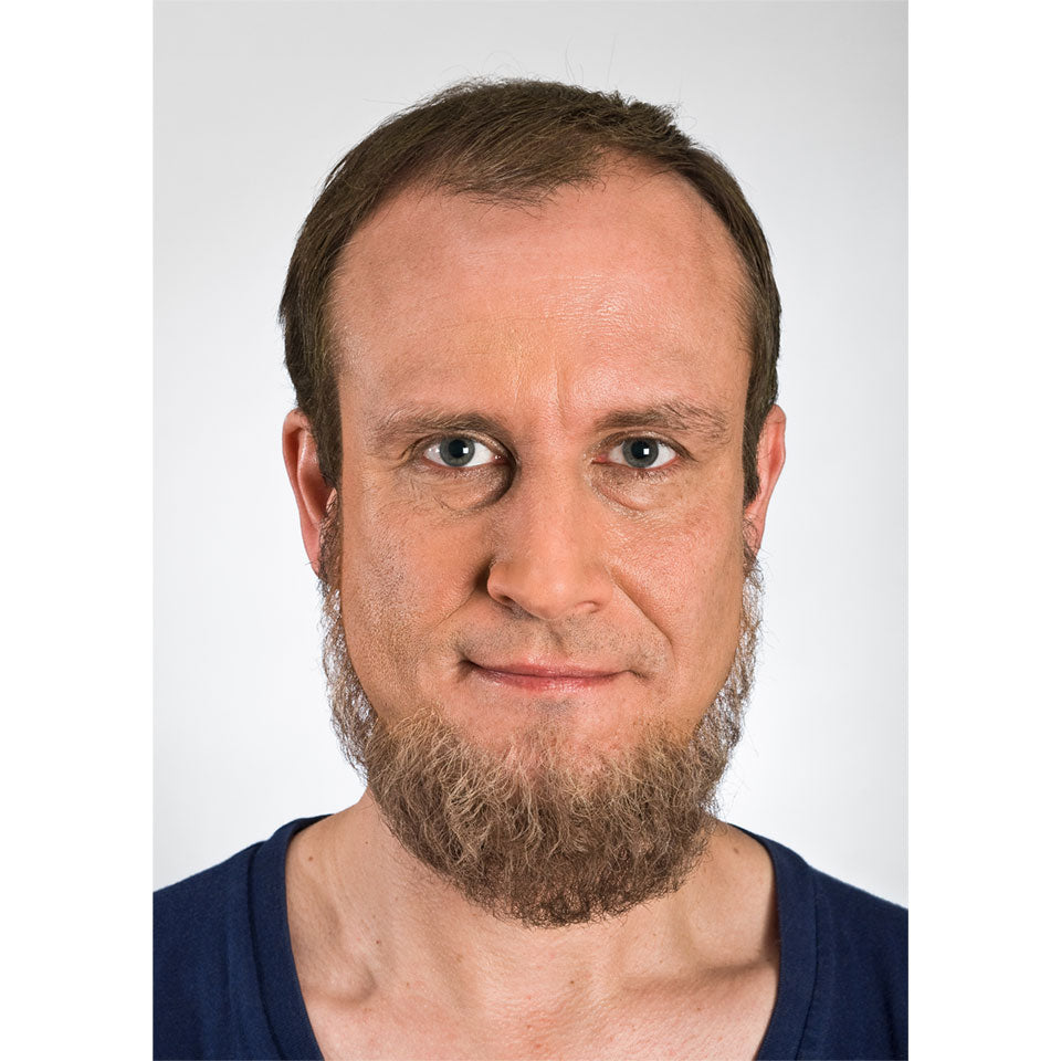 Kryolan - Real Hair Full Chin Beard (09236) 4 Colours