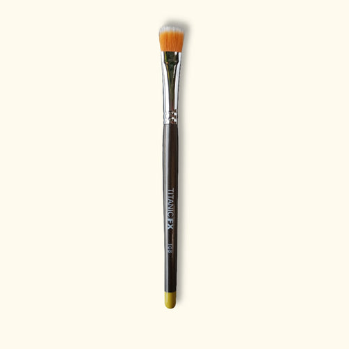 Titanic Brush Co. | No. 108 - Medium Flat Duo-Fibre Stipple Brush // SFX