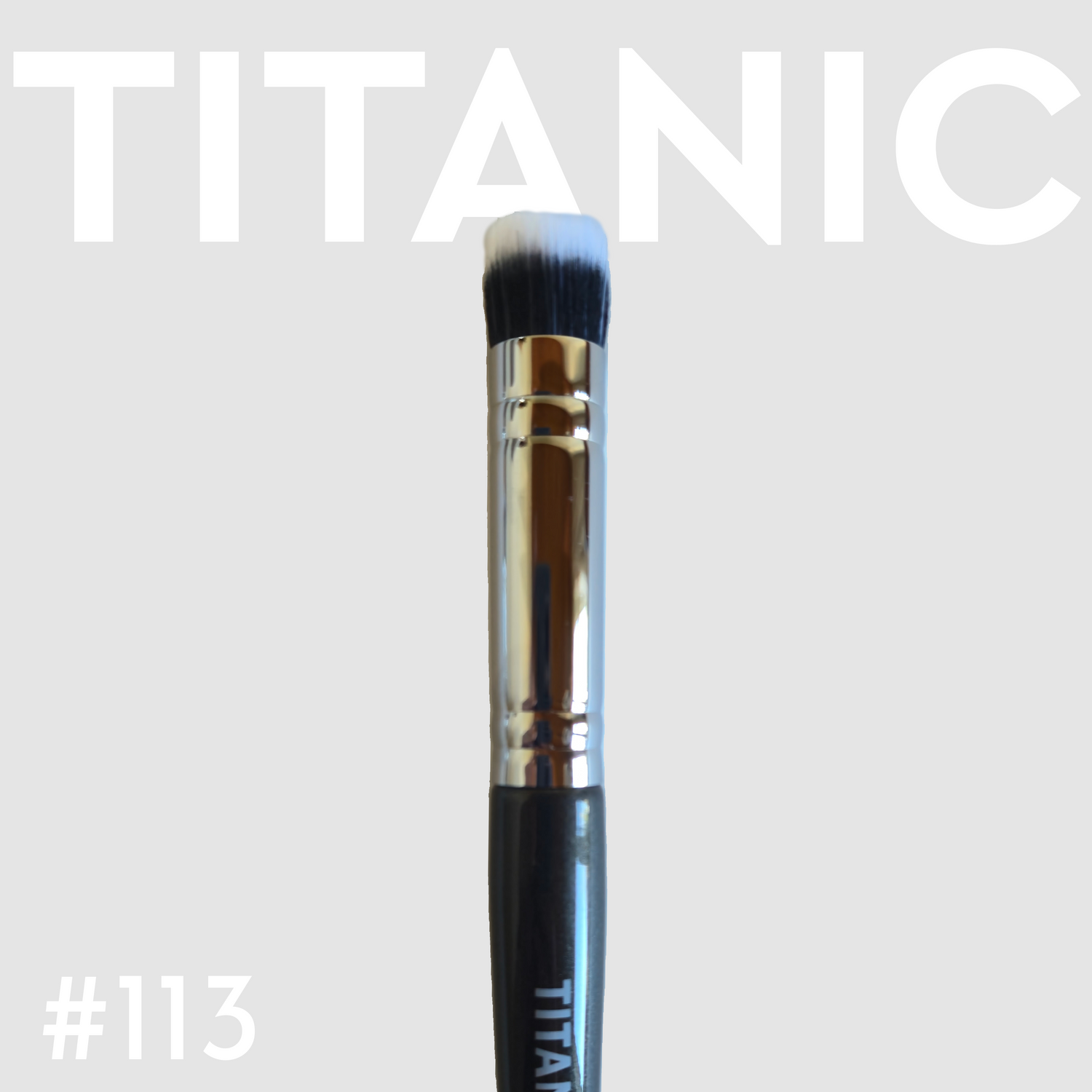 NEW // Titanic Brush #113 - Small Short-Haired Round Duo-Fibre Stipple Brush