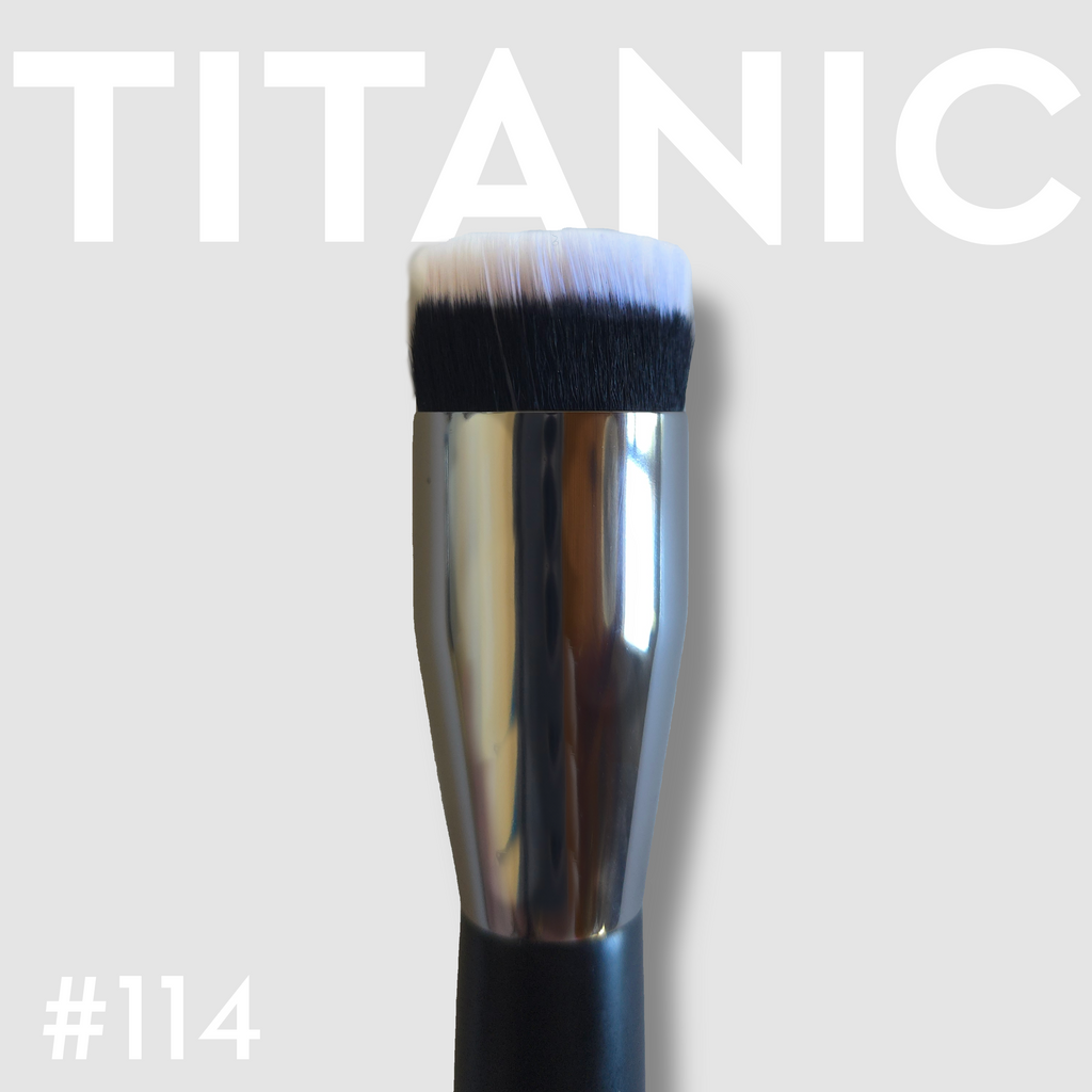 NEW // Titanic Brush #114 - Large Short-Haired Round Duo-Fibre Stipple Brush