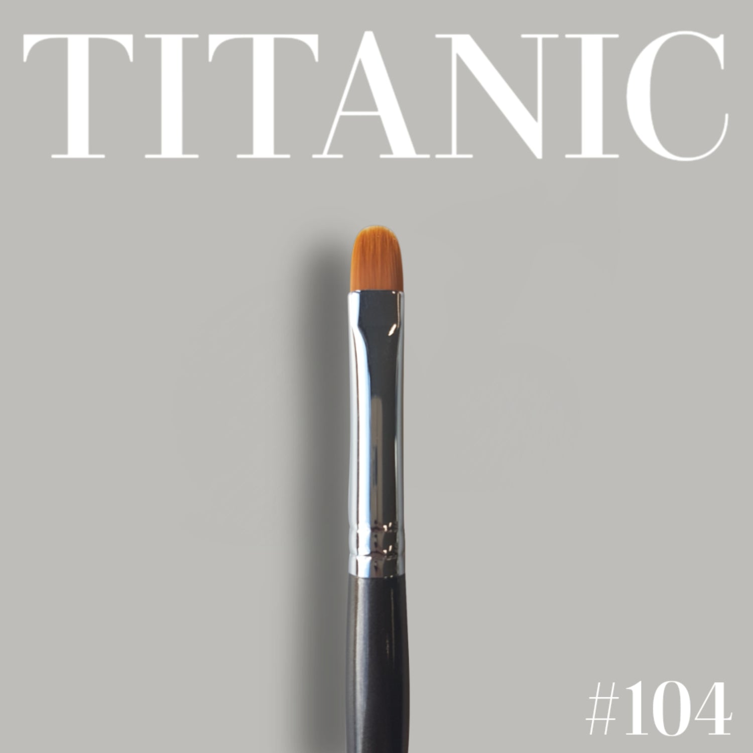 Titanic Pro-FX Brush 104 - Small Filbert Brush