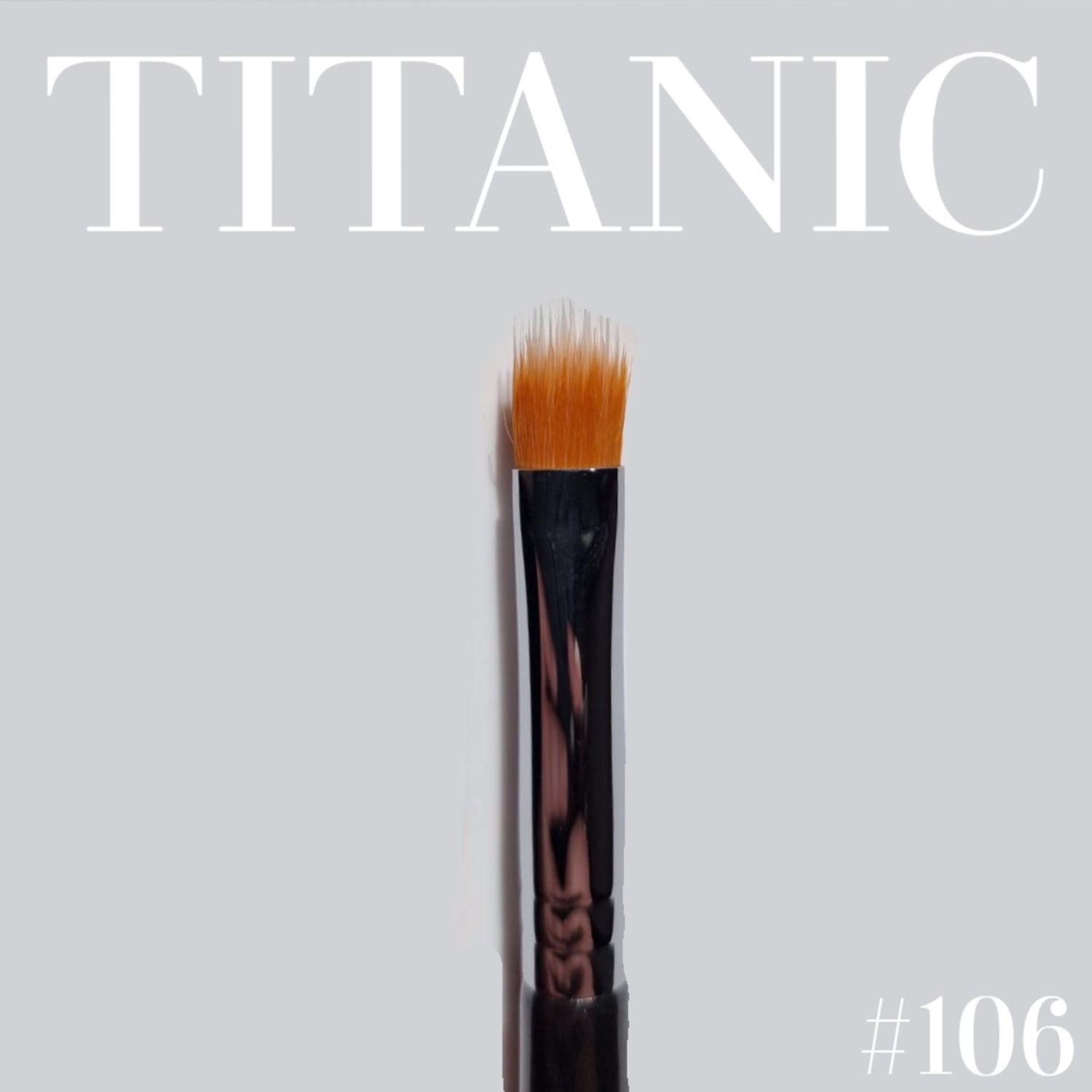 Titanic Pro-FX Brush 106 - Small Flat Duo-Fibre Stipple Brush