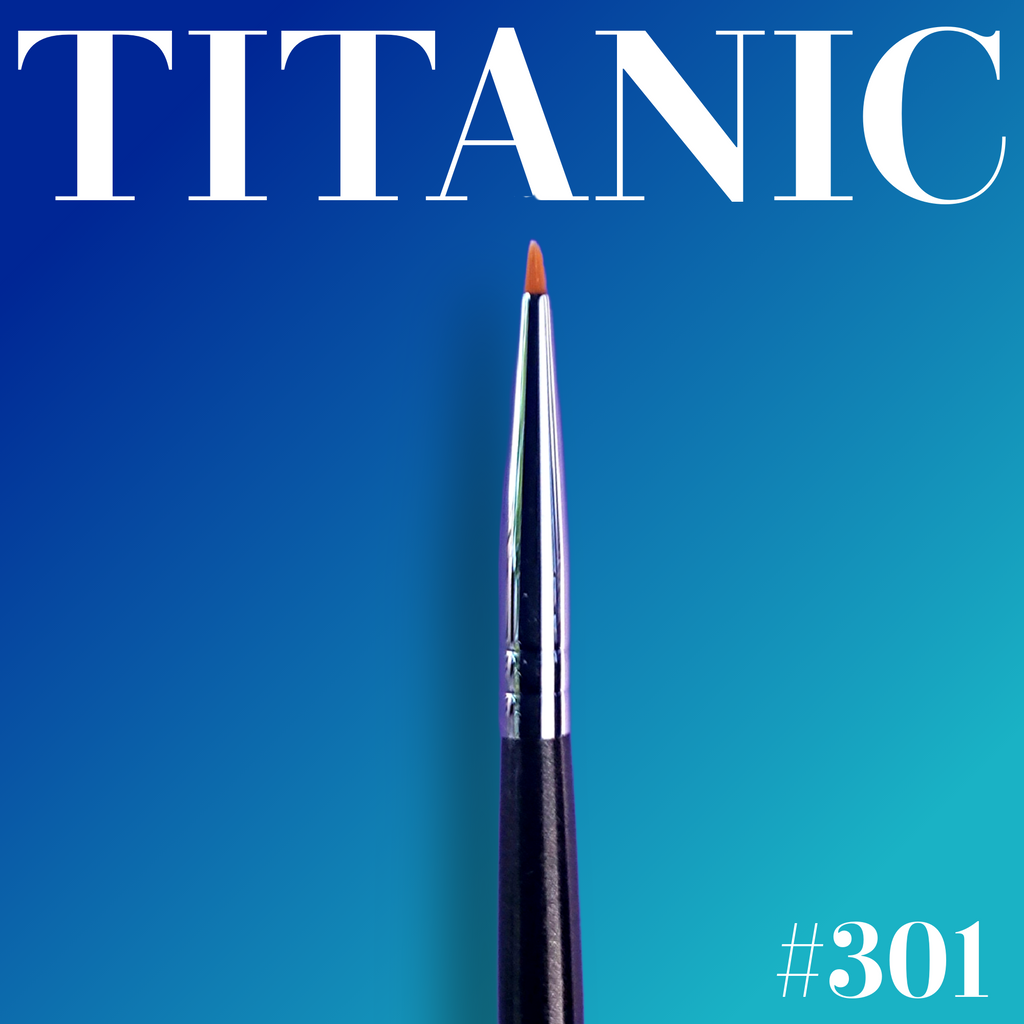 Titanic Brush - 3 Series - No. 301  - Itty Bitty Liner / Detail Brush