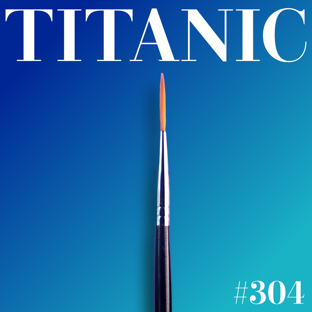 Titanic Brush - 3 Series - Long Liner / Detail Brush - #304