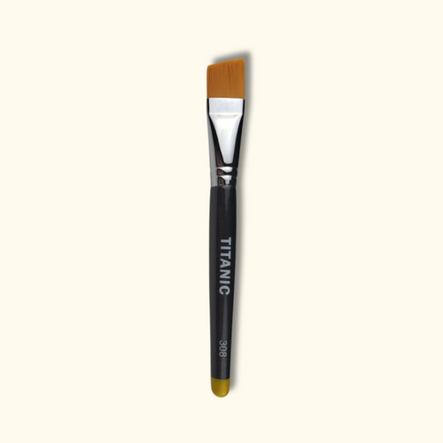 Titanic Brush Co. | No. 308 - 1" Flat Angle Brush // SFX