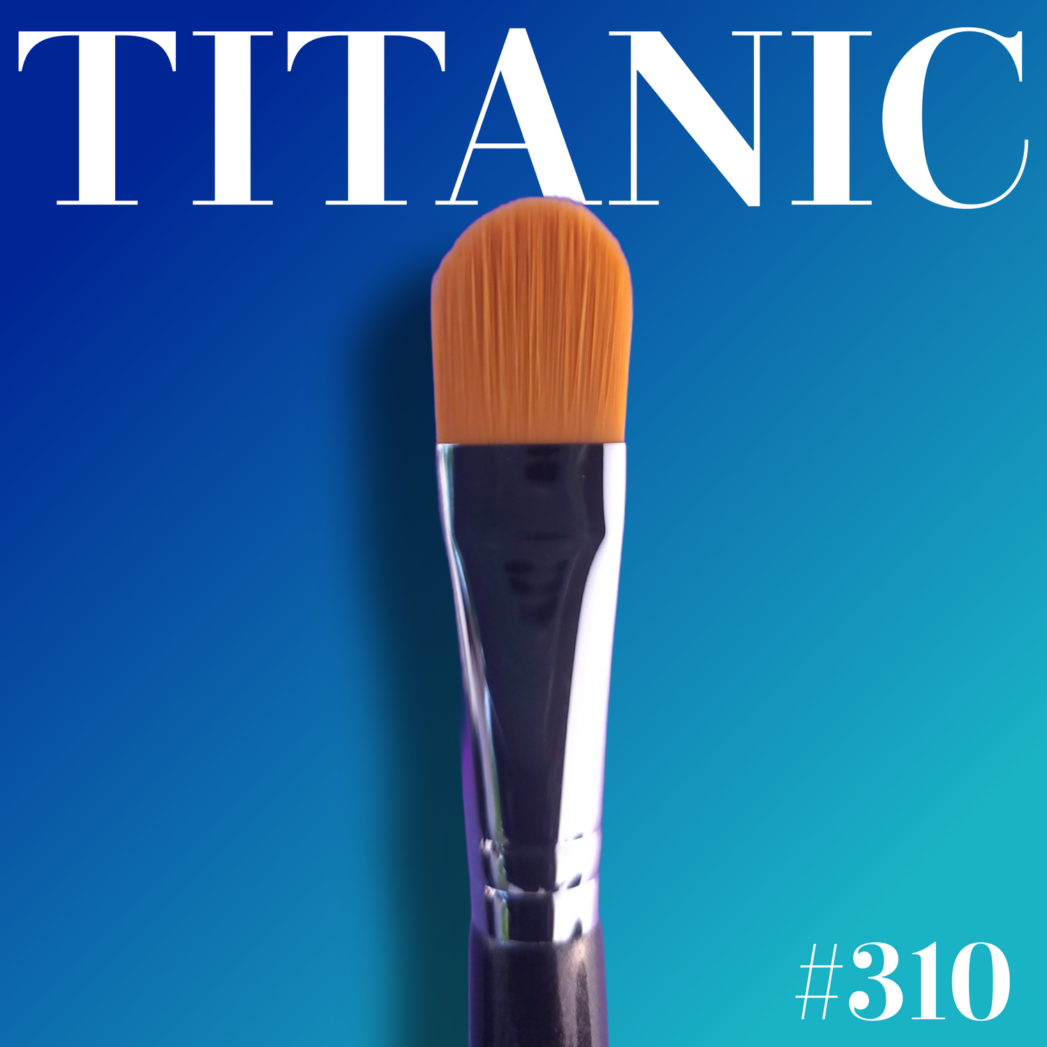 Titanic Brush - 3 Series Collection - XL 1" Filbert Brush - #310