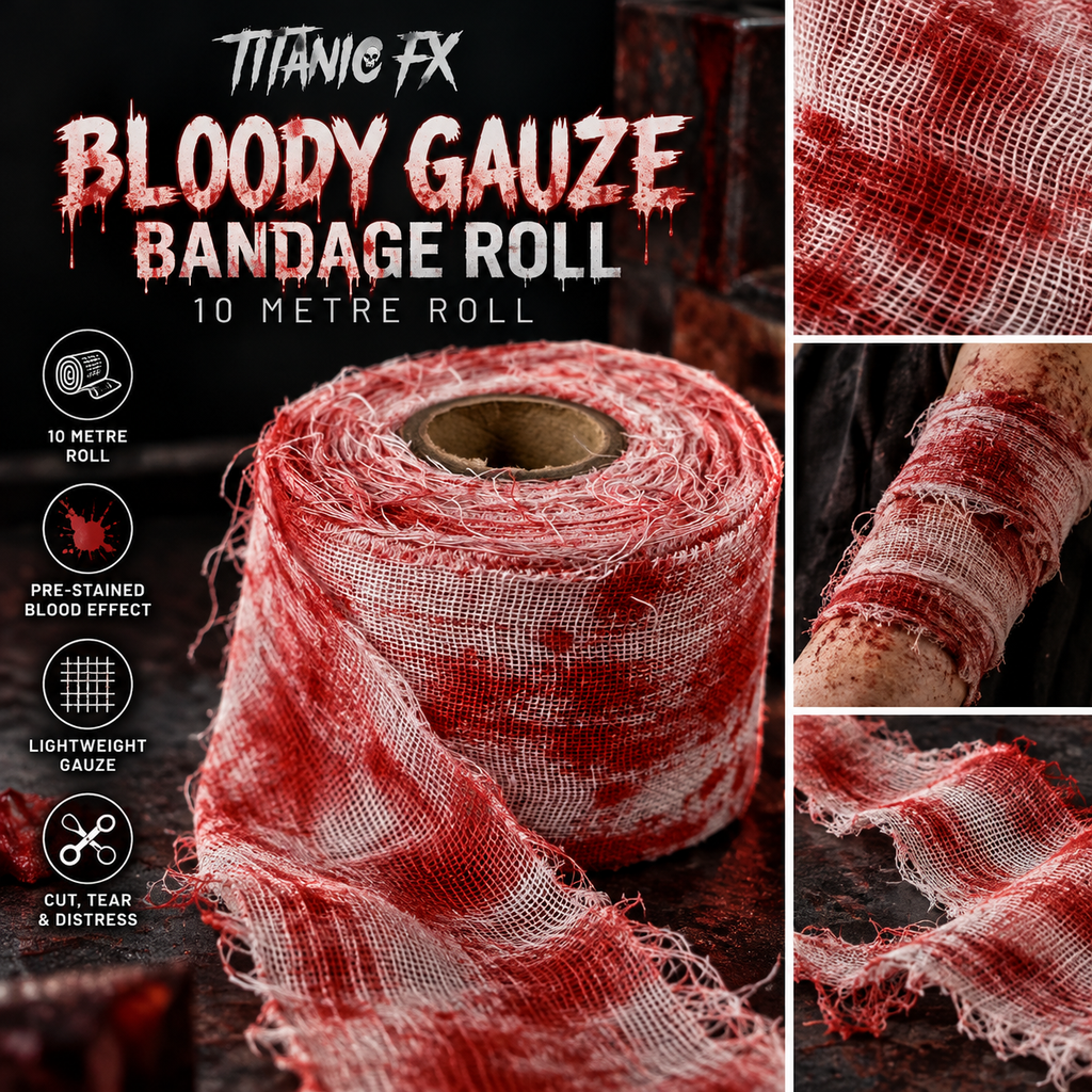 Bloody Gauze Bandage Roll – 10m