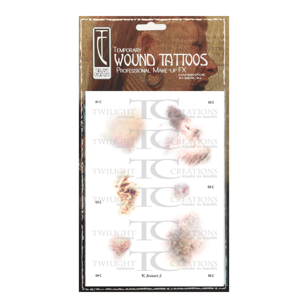 Twilight Creations | Bruises 1C Aged Bruise Tattoos