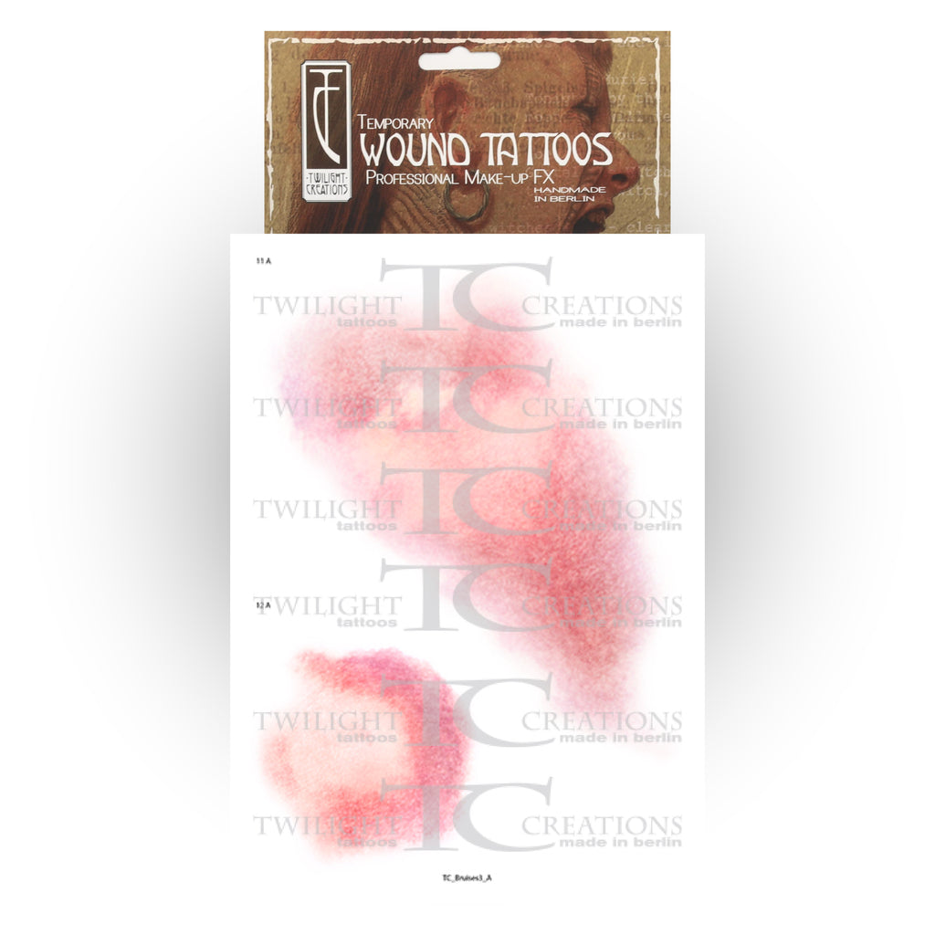 Twilight Creations | Large Bruises 3A – Freshly Bruised Trauma Tattoos