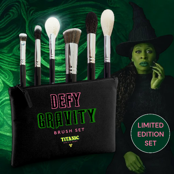 The Defy Gravity Brush Set – Used to Transform Wicked's Elphaba - With Limited Edition Bag!