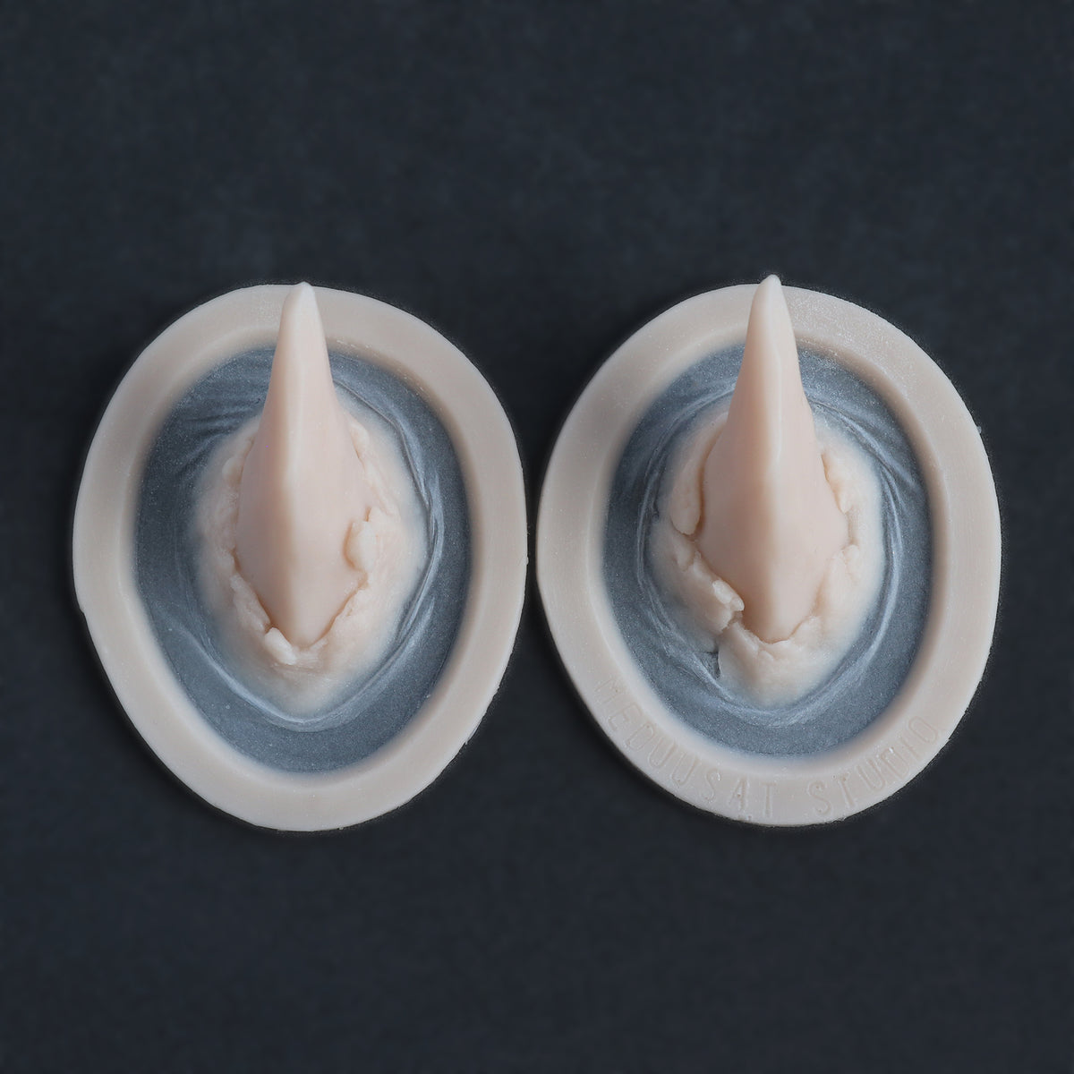 Meduusat Studio | Torn Horns Silicone Prosthetics – Pair
