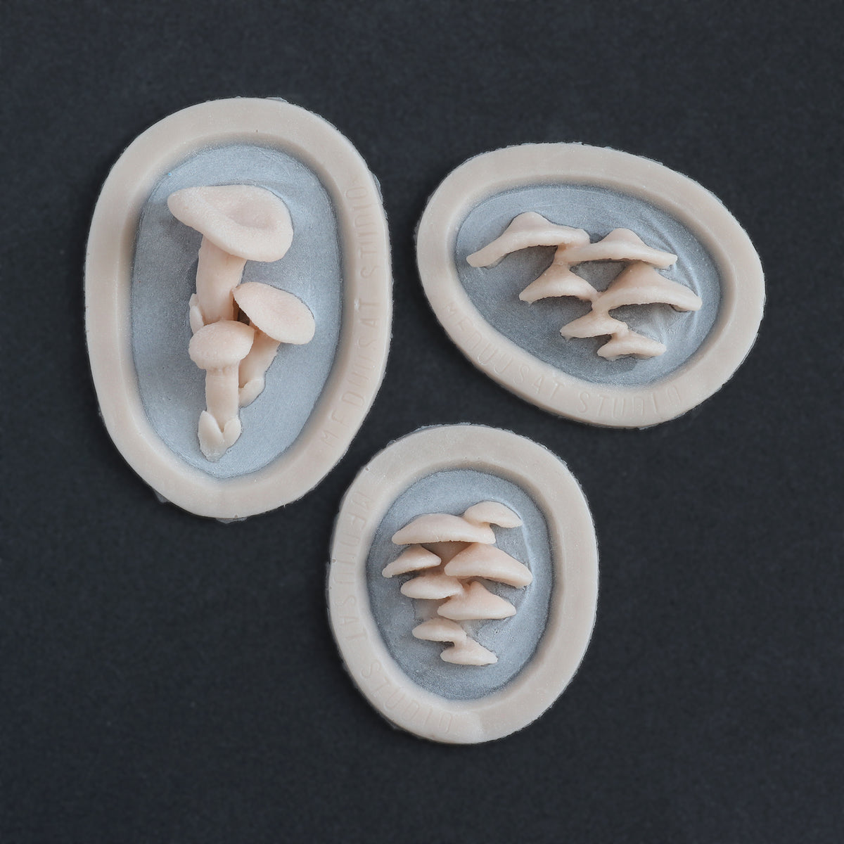 Meduusat Studio | 3 piece Fungi Set Silicone Prosthetics