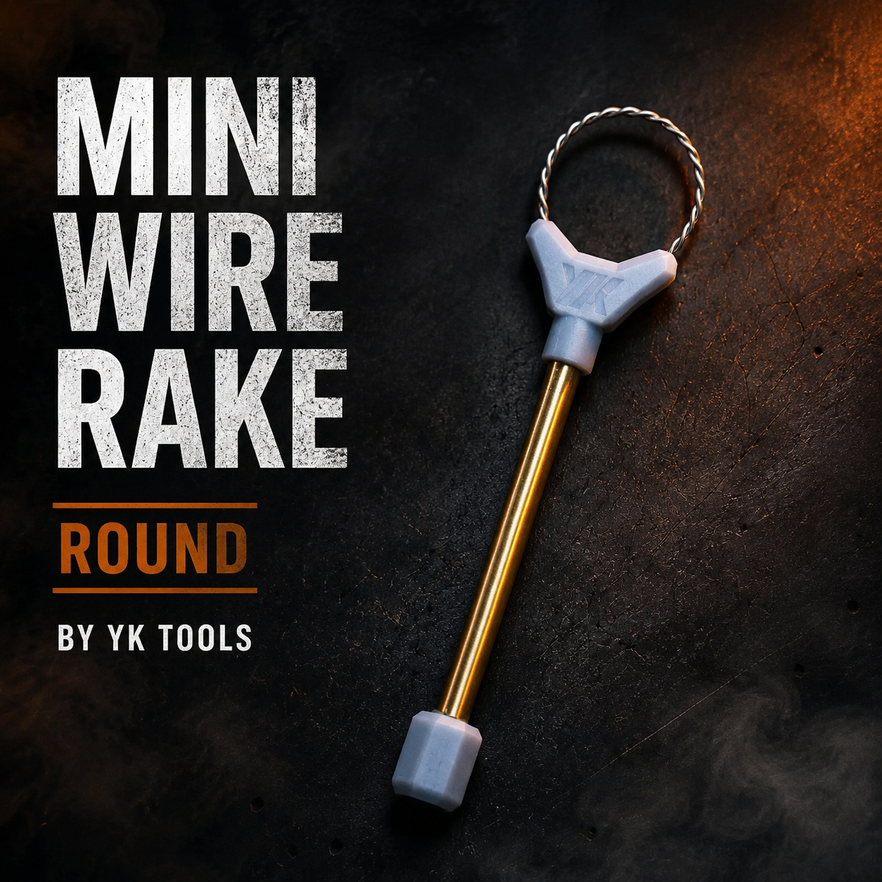 YK Tools | Mini Rake Tool (Round)