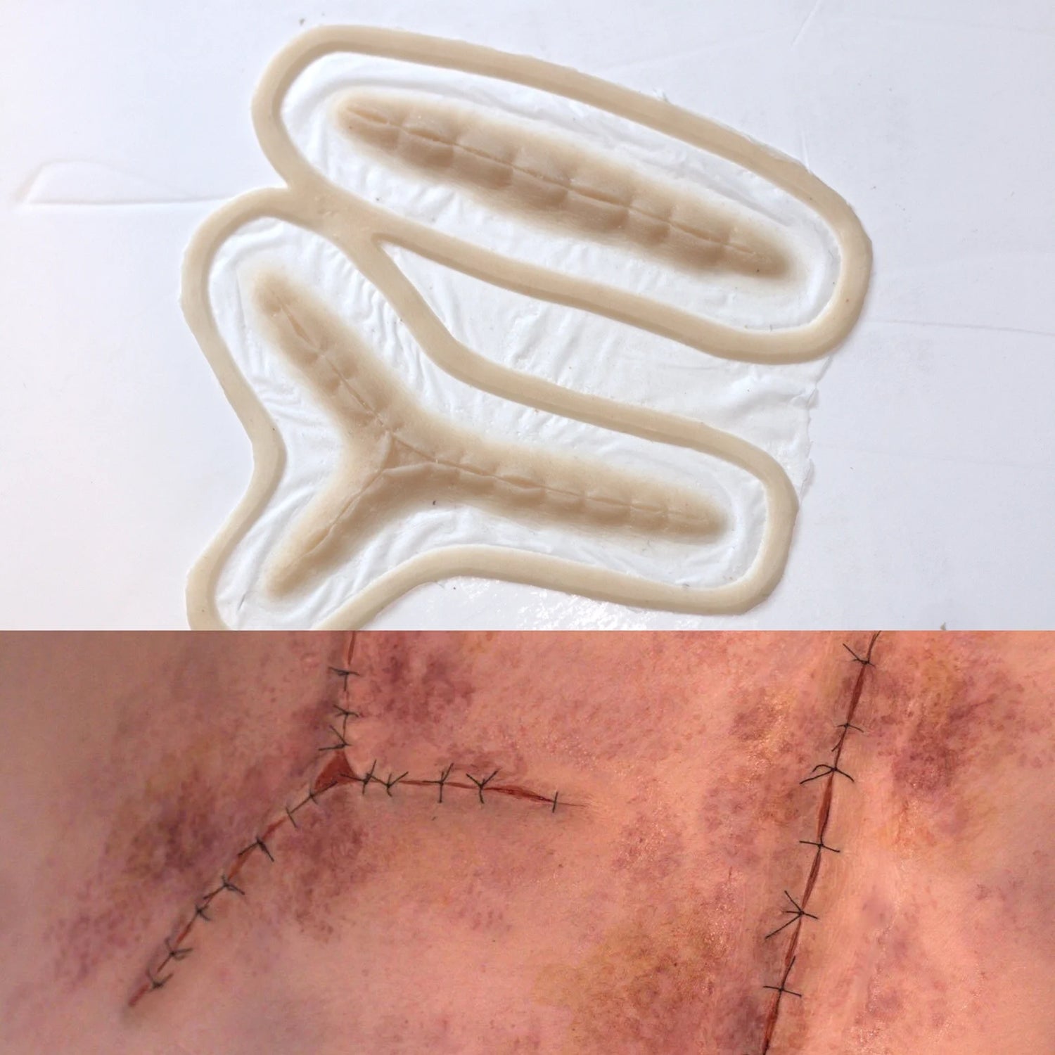 Obsidian FX - Stitched Wound Prosthetic Set (2 Piece)