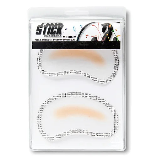 MEL Products - Peel & Stick Prosthetics - Medium Eyebrow Covers (L/R) 2.5"