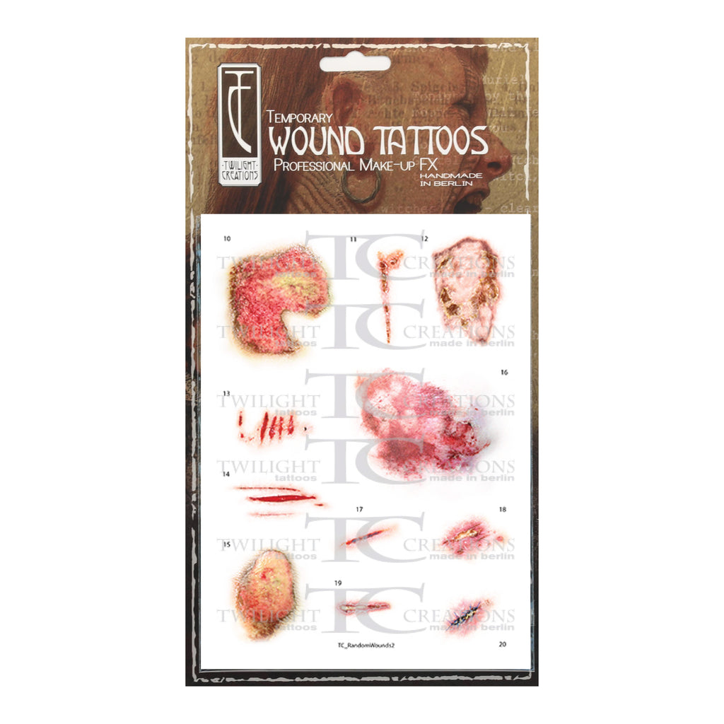 Twilight Creations | Random Wounds 2 Trauma Tattoos