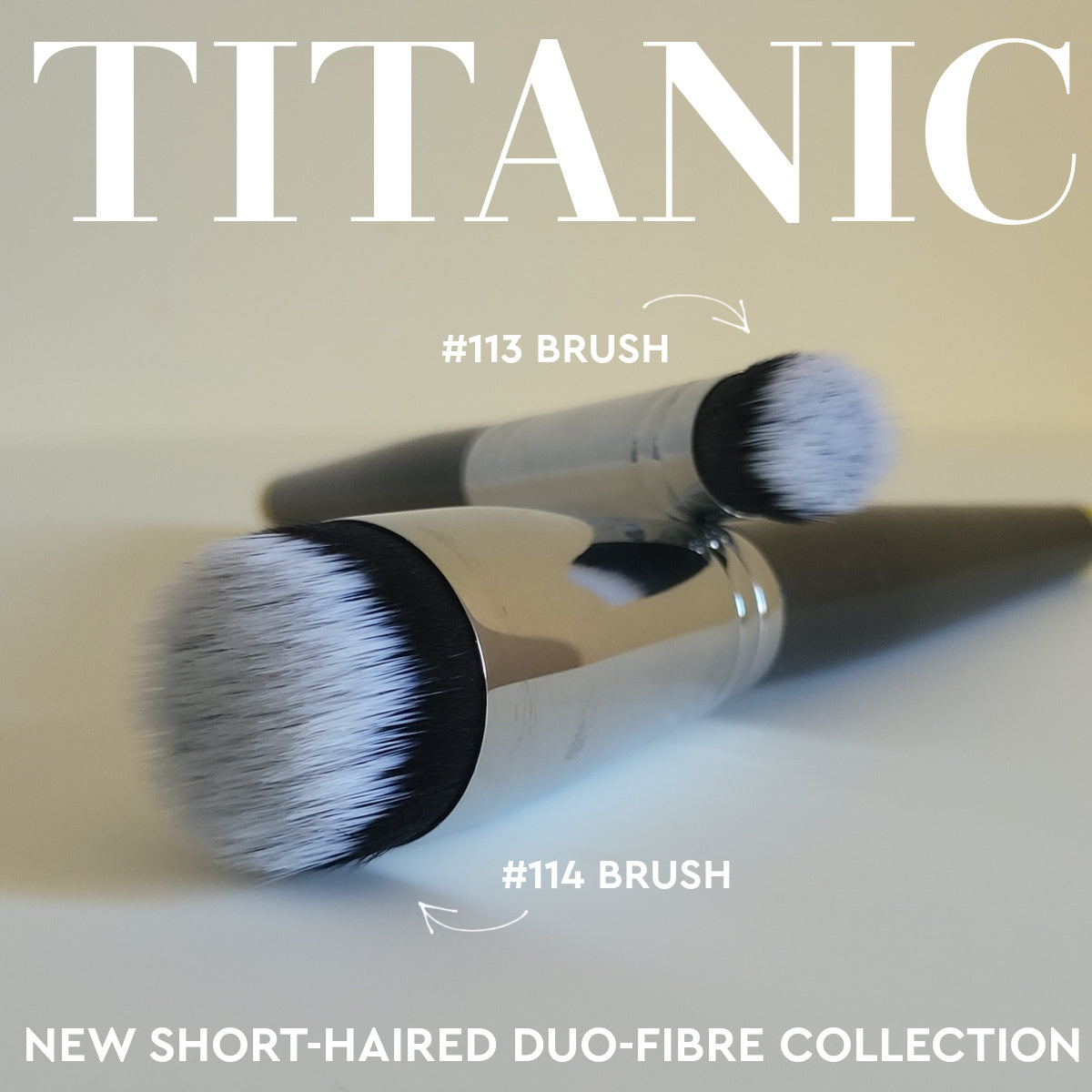 NEW // Titanic Brush #113 - Small Short-Haired Round Duo-Fibre Stipple Brush