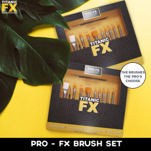 50% OFF - Titanic FX 11-Piece Brush Set (Old Packaging Only)