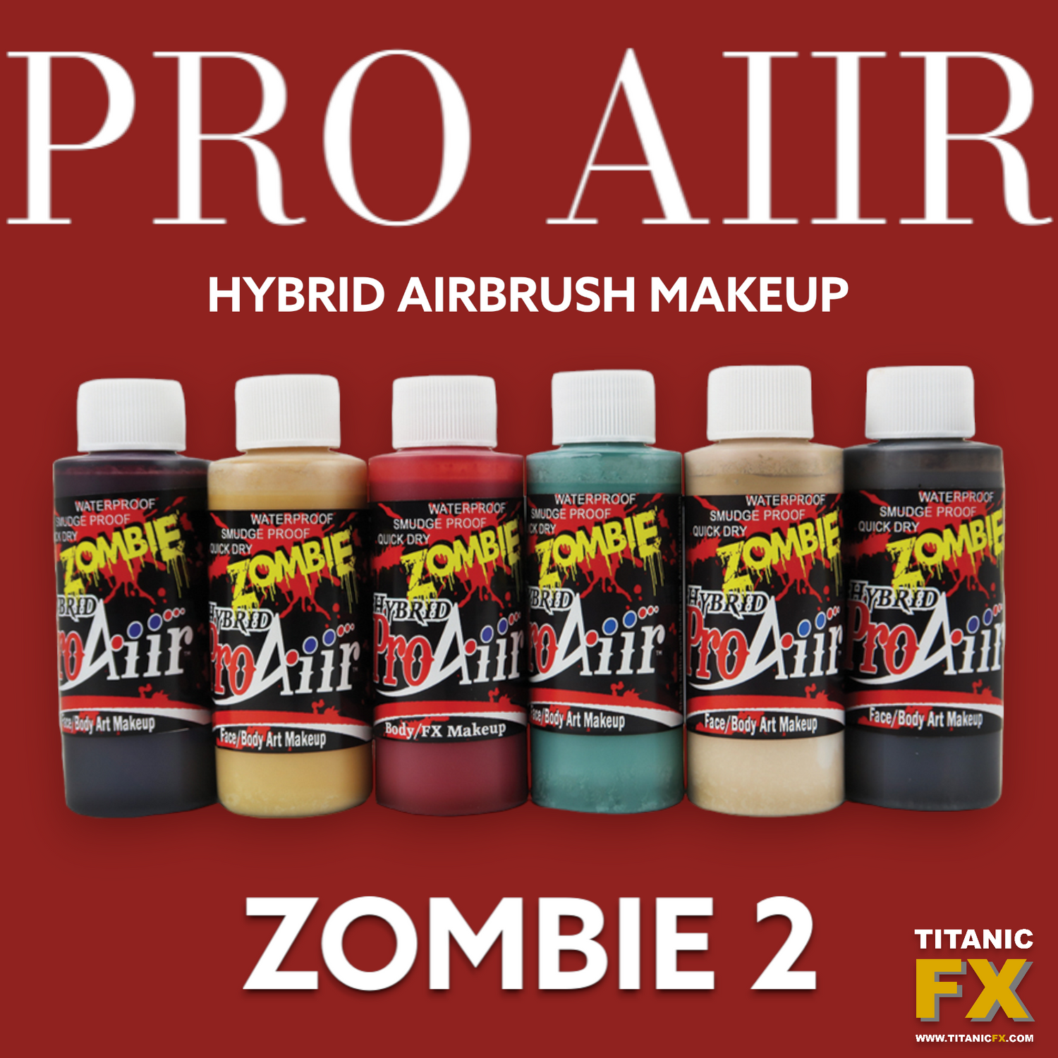 Pro Aiir Hybrid Airbrush Makeup Kit - 'Zombie 2'