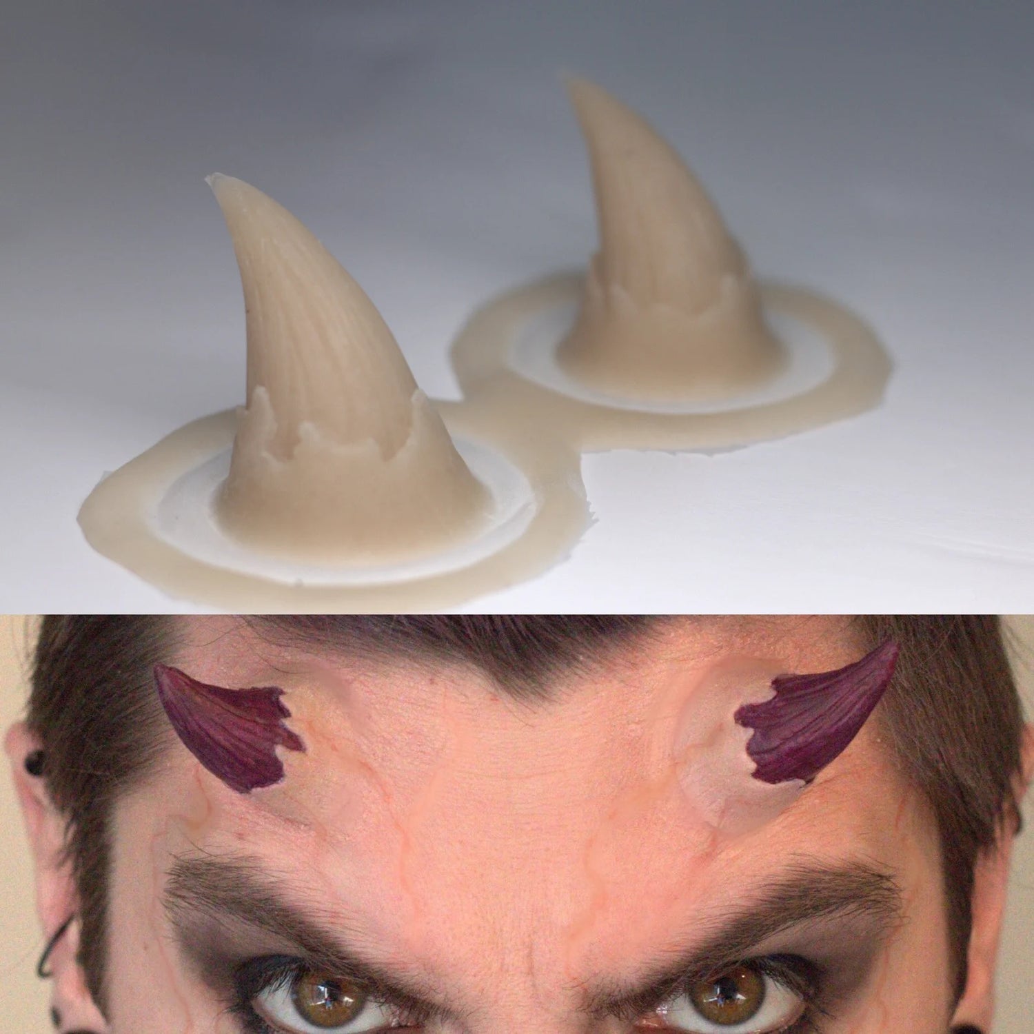 Obsidian FX - Devil Horns Demon Silicone Prosthetics