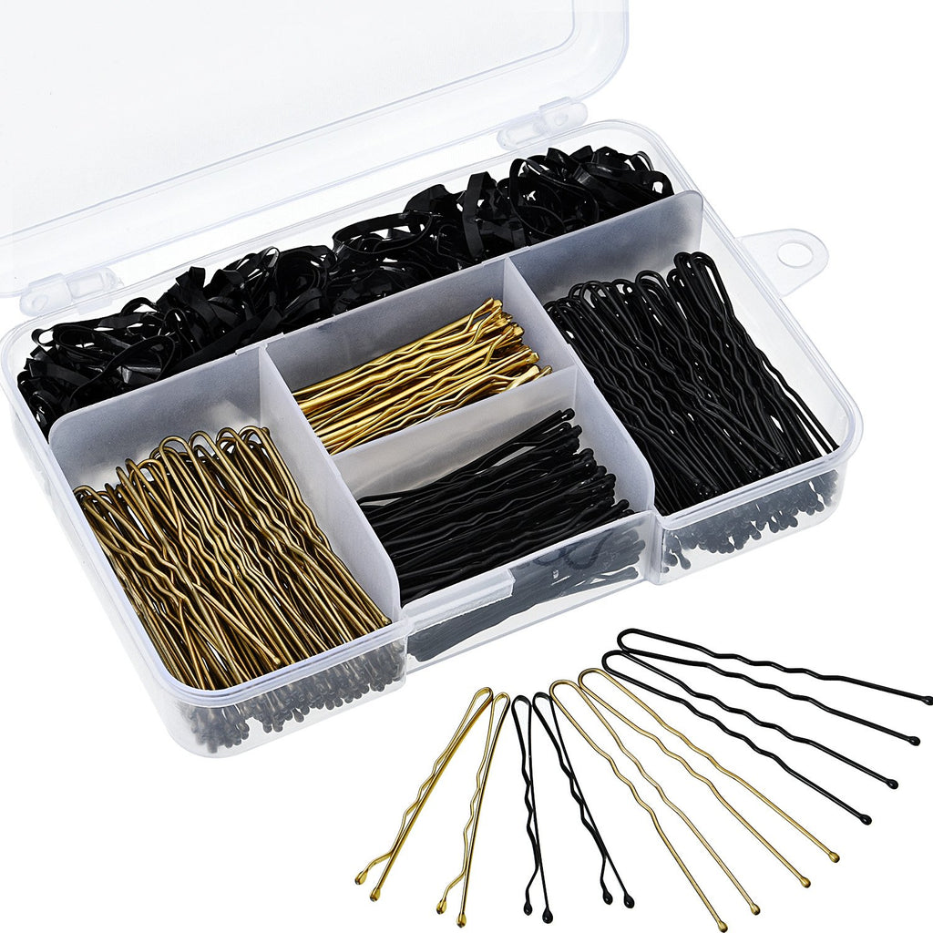 Titanic FX - Hair Caddy  (inc 200 pieces of Hairpins, Bobby Pins, Hairbands in Black & Gold), Hair Clips, Titanic FX, Titanic FX, Titanic FX Store, Prosthetic, Makeup, MUA, SFX, FX Makeup, Belfast, UK, Europe, Northern Ireland, NI