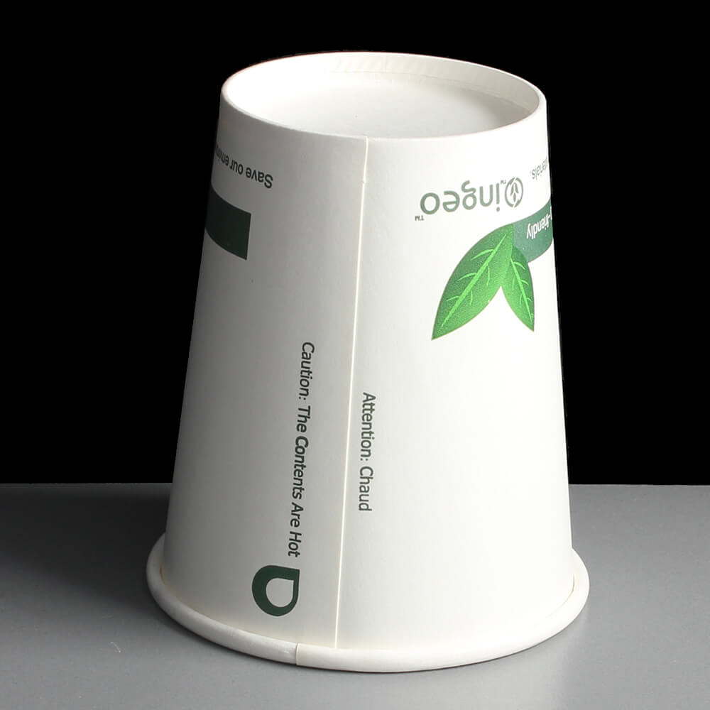 8oz INGEO Biodegradable Paper Coffee Cups (Pack of 50) | Free P&P ...