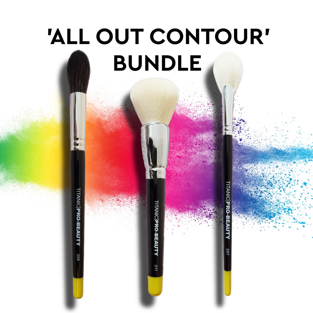 'All out Contour' Bundle //  3 piece Brush Set