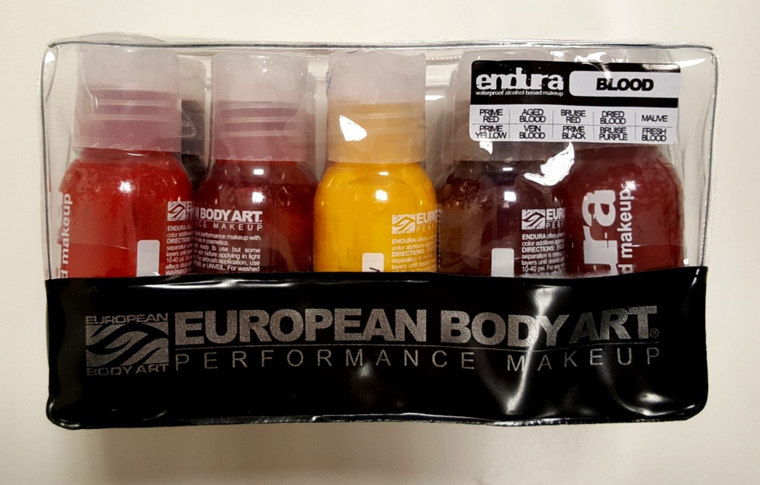 European Body Art - Endura Blood - Alcohol Activated - Perfect for Airbrushing, Paints, European Body Art, Titanic FX, Titanic FX Store, Prosthetic, Makeup, MUA, SFX, FX Makeup, Belfast, UK, Europe, Northern Ireland, NI