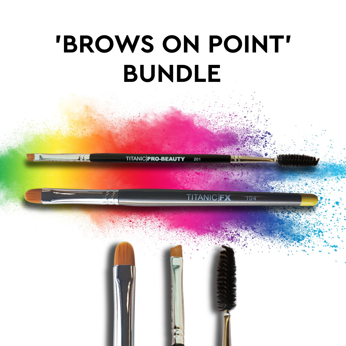 'Brows on Point' Bundle //  2 piece Brush Set