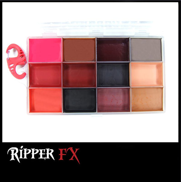 Ripper FX - Bruise #2 (Warm) Large Alcohol Palette, Paints, European Body Art, Titanic FX, Titanic FX Store, Prosthetic, Makeup, MUA, SFX, FX Makeup, Belfast, UK, Europe, Northern Ireland, NI