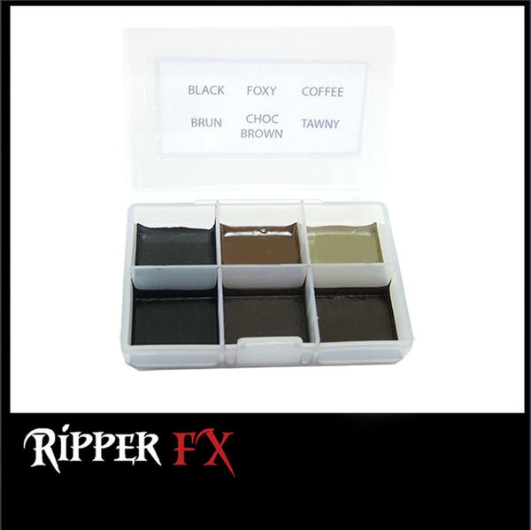 Ripper FX - 'Grime' Mini Pocket Alcohol Palette, Paints, Ripper FX, Titanic FX, Titanic FX Store, Prosthetic, Makeup, MUA, SFX, FX Makeup, Belfast, UK, Europe, Northern Ireland, NI
