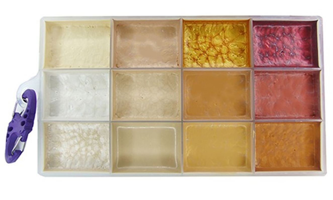 Ripper FX - 'Hair 1 (Blonde)' Large Alcohol Palette, Paints, European Body Art, Titanic FX, Titanic FX Store, Prosthetic, Makeup, MUA, SFX, FX Makeup, Belfast, UK, Europe, Northern Ireland, NI