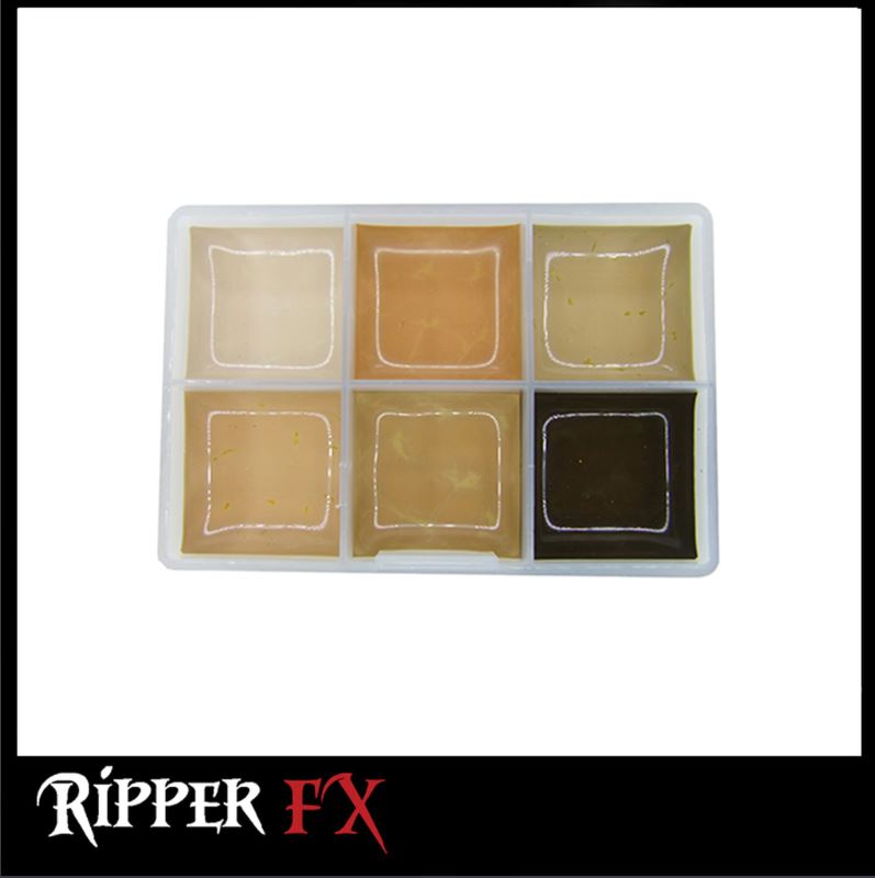 Ripper FX - 'Light Flesh' Mini Pocket Alcohol Palette, Paints, Ripper FX, Titanic FX, Titanic FX Store, Prosthetic, Makeup, MUA, SFX, FX Makeup, Belfast, UK, Europe, Northern Ireland, NI