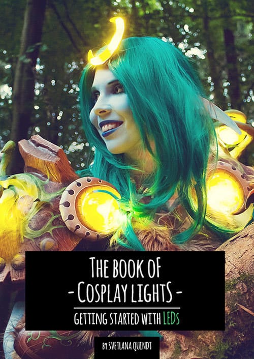 The Book of Cosplay Lights – Getting Started with LEDs by Kamui Cosplay, Books, Kamui Cosplay, Titanic FX, Titanic FX Store, Prosthetic, Makeup, MUA, SFX, FX Makeup, Belfast, UK, Europe, Northern Ireland, NI