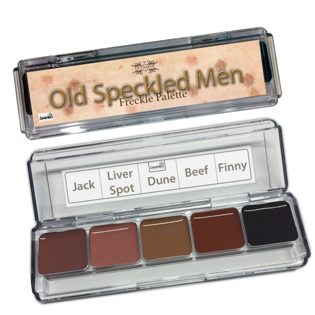 Dashbo - Old Speckled Men Palette - Limited Edition, Paints, Dashbo, Titanic FX, Titanic FX Store, Prosthetic, Makeup, MUA, SFX, FX Makeup, Belfast, UK, Europe, Northern Ireland, NI