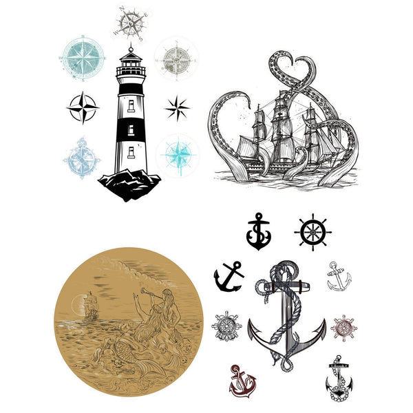 Nautical Life Transfer | Belles and Whistles | 24