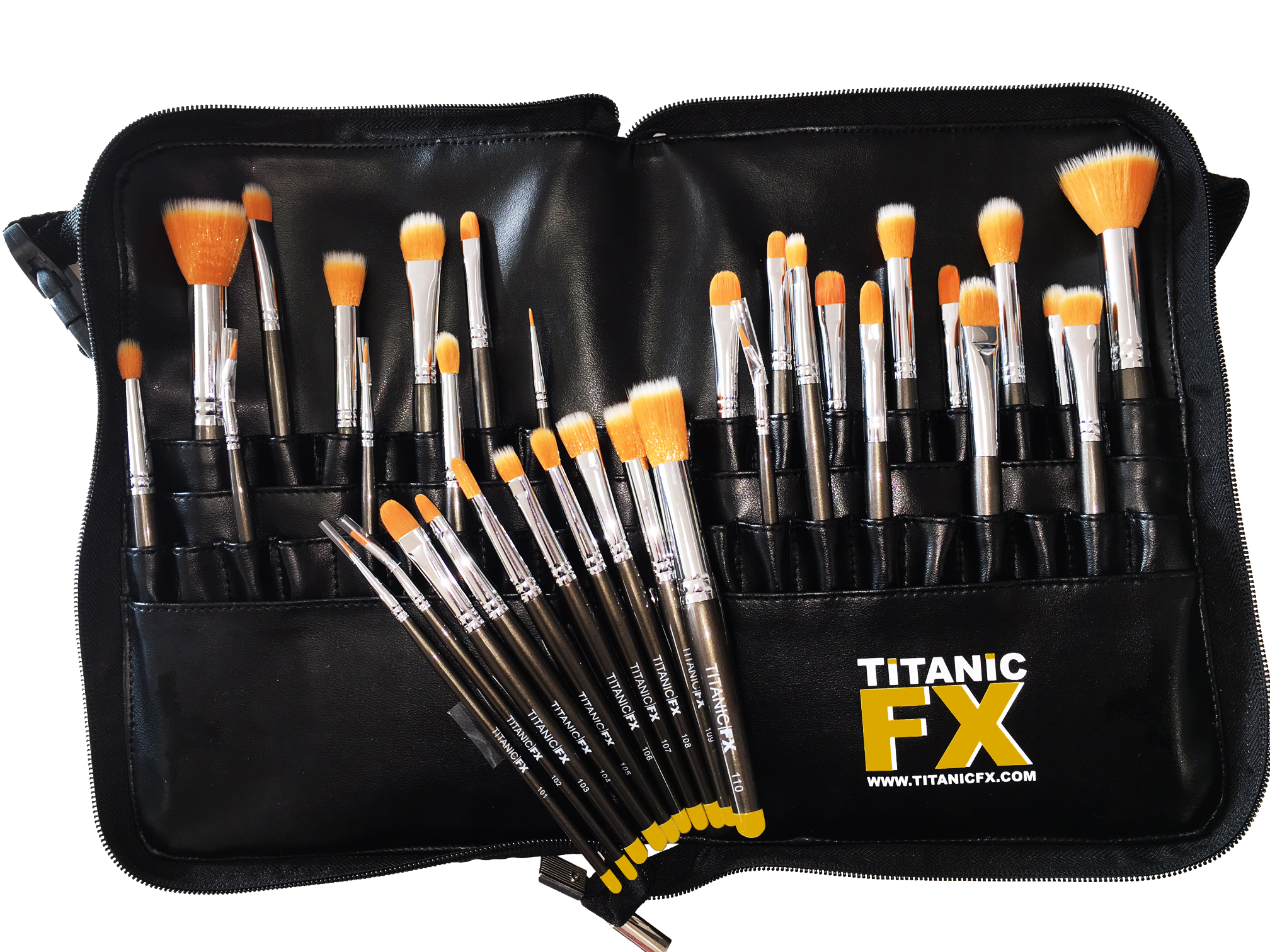 Blossom uøkonomisk Jolly Pro FX Makeup Artist zip-up brush belt – Titanic FX