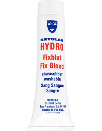 Kryolan - Hydro Fix Blood, Blood, Kryolan, Titanic FX, Titanic FX Store, Prosthetic, Makeup, MUA, SFX, FX Makeup, Belfast, UK, Europe, Northern Ireland, NI